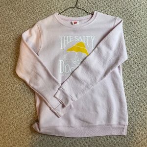 Kids pink Salty Dog crewneck